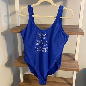 Royal Blue One Piece Bathing Suit